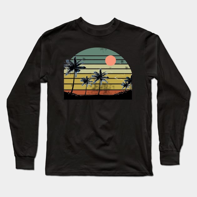 Aloha Hawaii Hawaiian Island T shirt for male Long Sleeve T-Shirt by CREATIVITY88